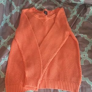 Light salmon sweater